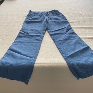 Athleta full length linen pants